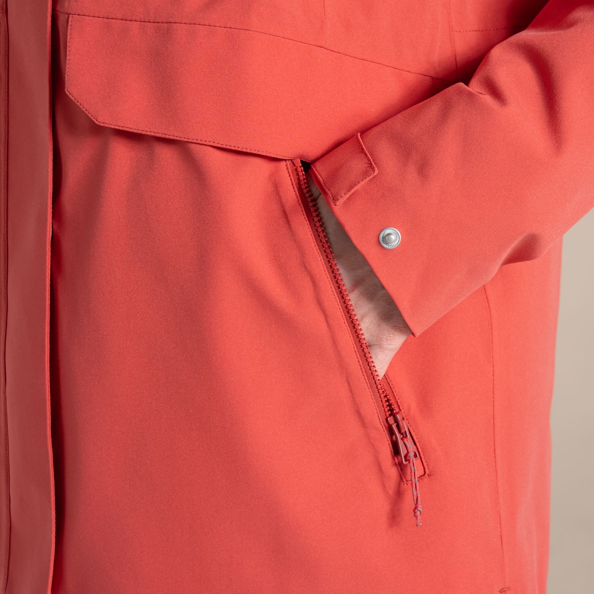 Craghoppers Women's Caldbeck II Waterproof Jacket | Compote Red Clothing Craghoppers