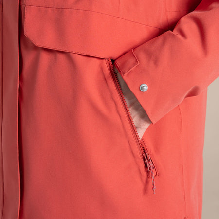 Craghoppers Women's Caldbeck II Waterproof Jacket | Compote Red Clothing Craghoppers
