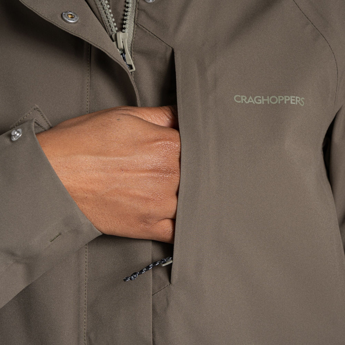 Craghoppers Women's Caldbeck II Waterproof Jacket | Wild Olive Clothing Craghoppers