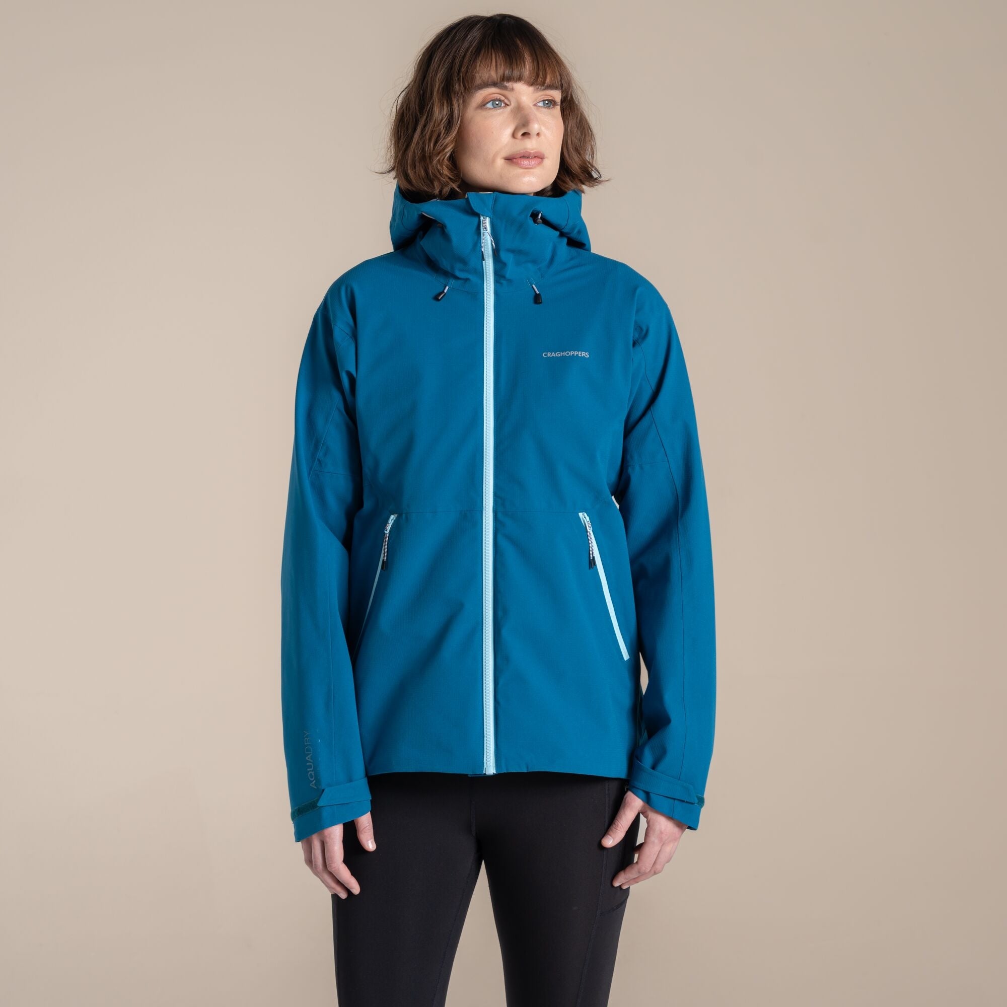 Craghoppers Women's Dynamic Pro III Waterproof Jacket | Porcelain Blue Clothing Craghoppers