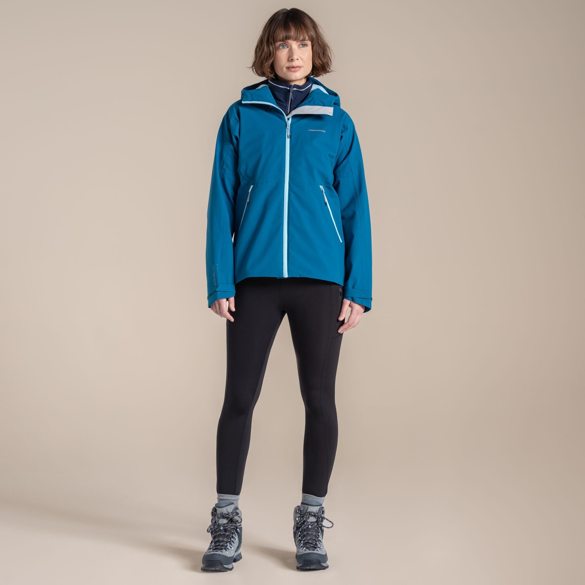 Craghoppers Women's Dynamic Pro III Waterproof Jacket | Porcelain Blue Clothing Craghoppers