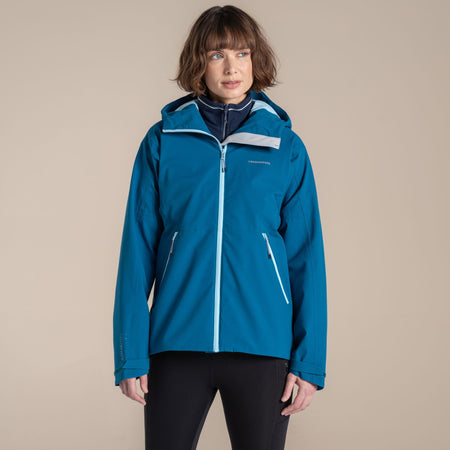 Craghoppers Women's Dynamic Pro III Waterproof Jacket | Porcelain Blue Clothing Craghoppers