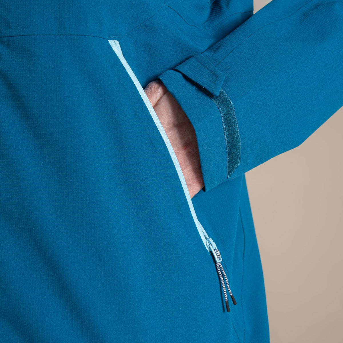 Craghoppers Women's Dynamic Pro III Waterproof Jacket | Porcelain Blue Clothing Craghoppers