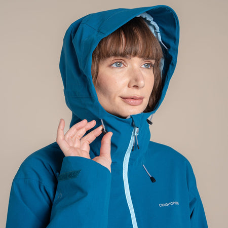 Craghoppers Women's Dynamic Pro III Waterproof Jacket | Porcelain Blue Clothing Craghoppers
