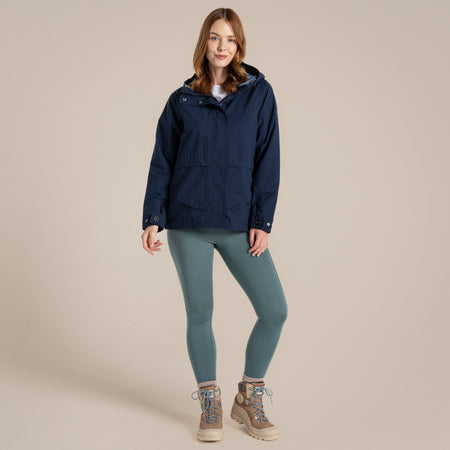 Craghoppers Women's National Trust Tambrook Waterproof Jacket | Blue Navy Clothing Craghoppers