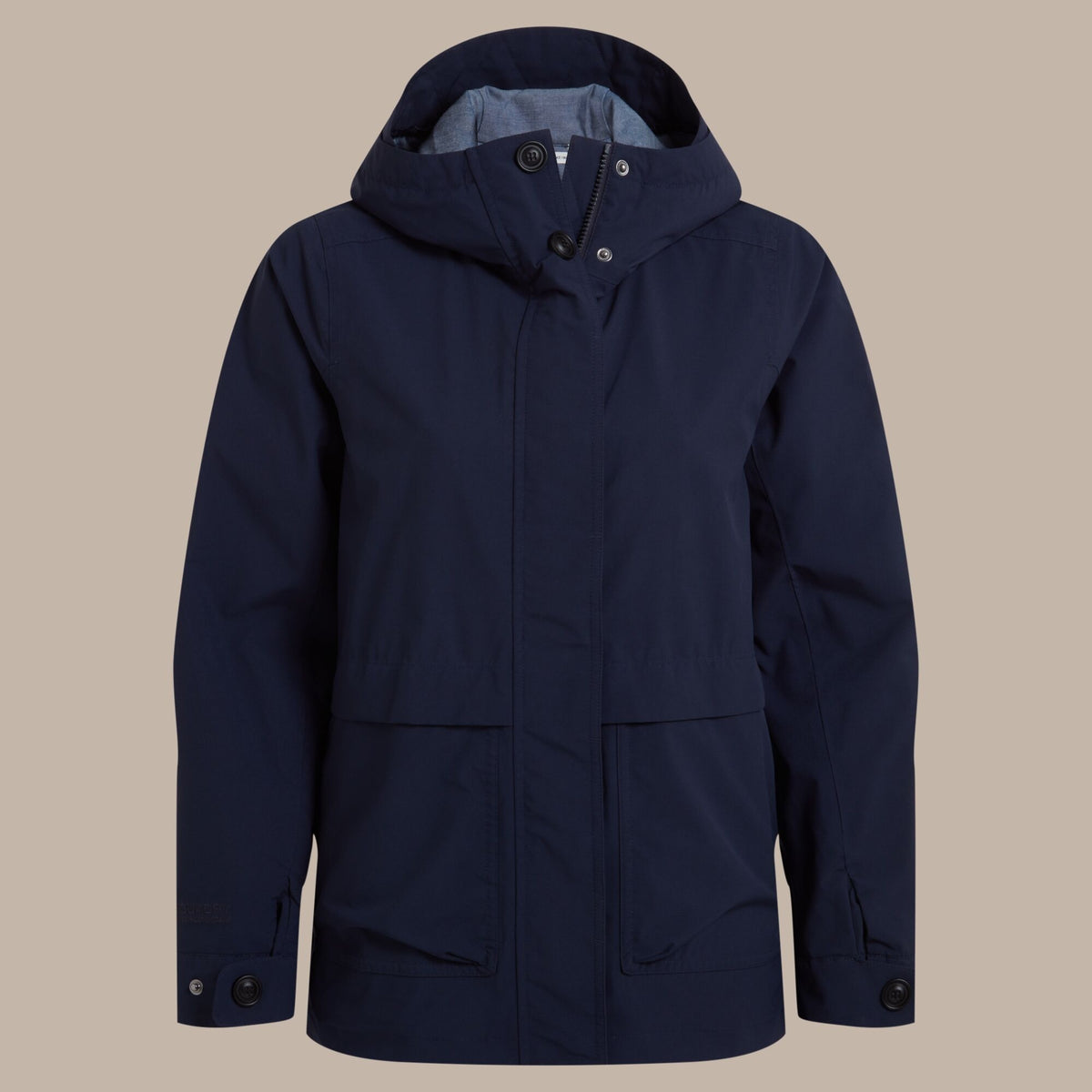 Craghoppers Women's National Trust Tambrook Waterproof Jacket | Blue Navy Clothing Craghoppers