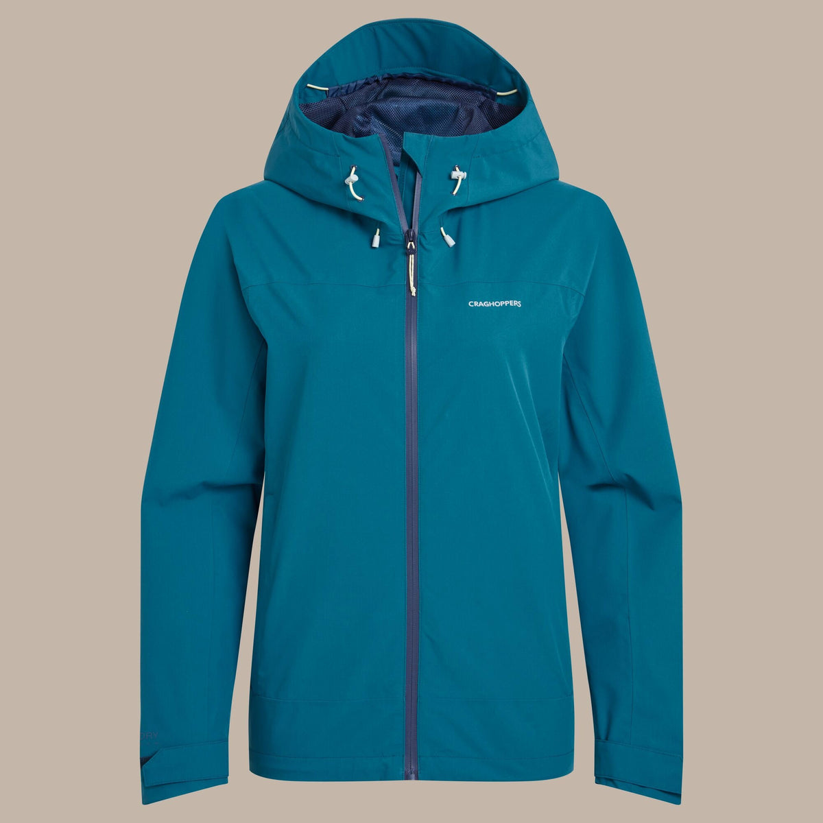 Craghoppers Women's Zohra Waterproof Jacket | Teal Sapphire Clothing Craghoppers
