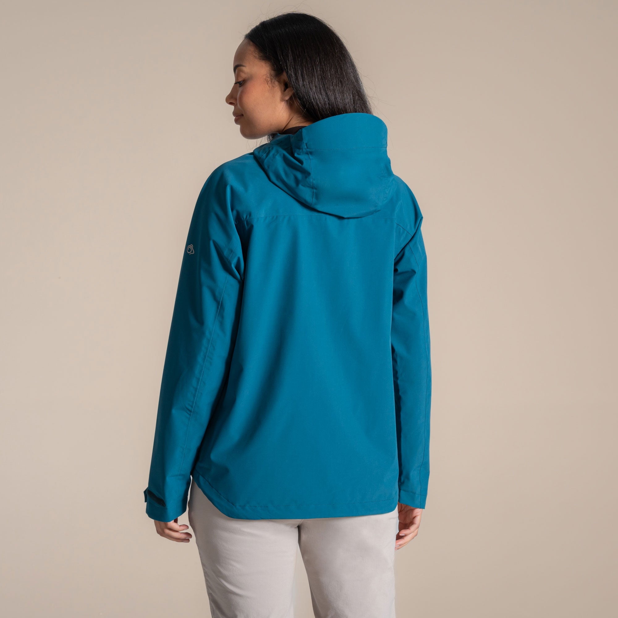 Craghoppers Women's Zohra Waterproof Jacket | Teal Sapphire Clothing Craghoppers
