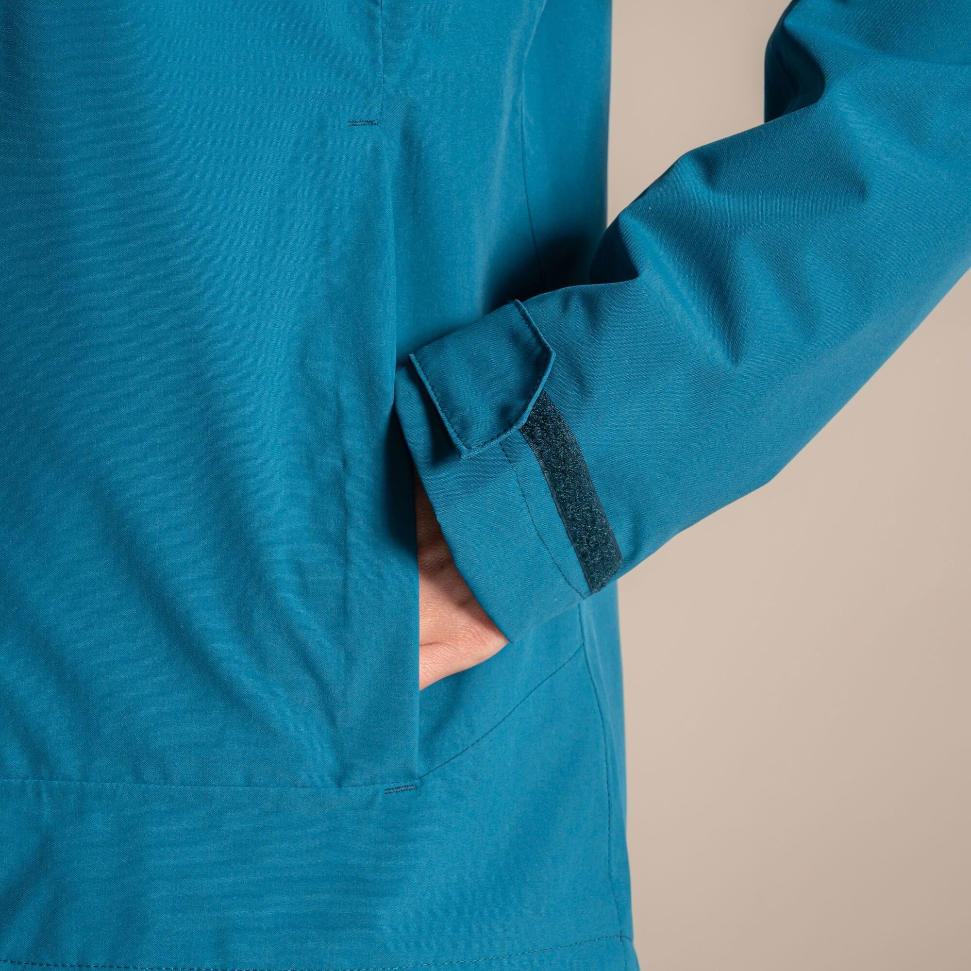 Craghoppers Women's Zohra Waterproof Jacket | Teal Sapphire Clothing Craghoppers