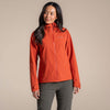 Craghoppers Women's Zohra Waterproof Jacket | Carnelian Orange - Current Colour