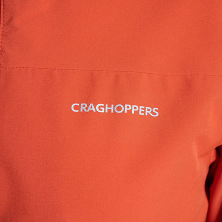 Craghoppers Women's Zohra Waterproof Jacket | Carnelian Orange Clothing Craghoppers