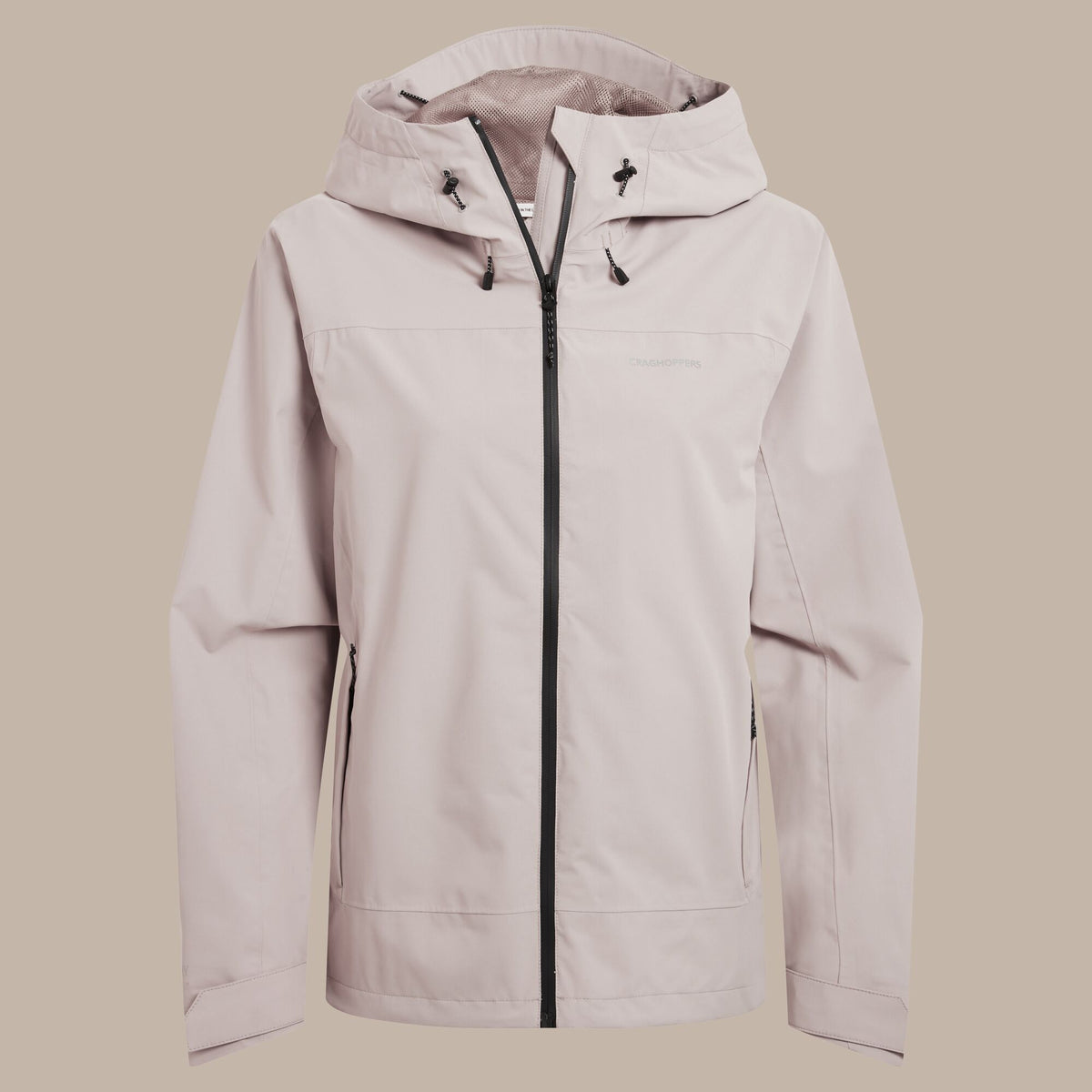 Craghoppers Women's Zohra Waterproof Jacket | Soft Mushroom Clothing Craghoppers