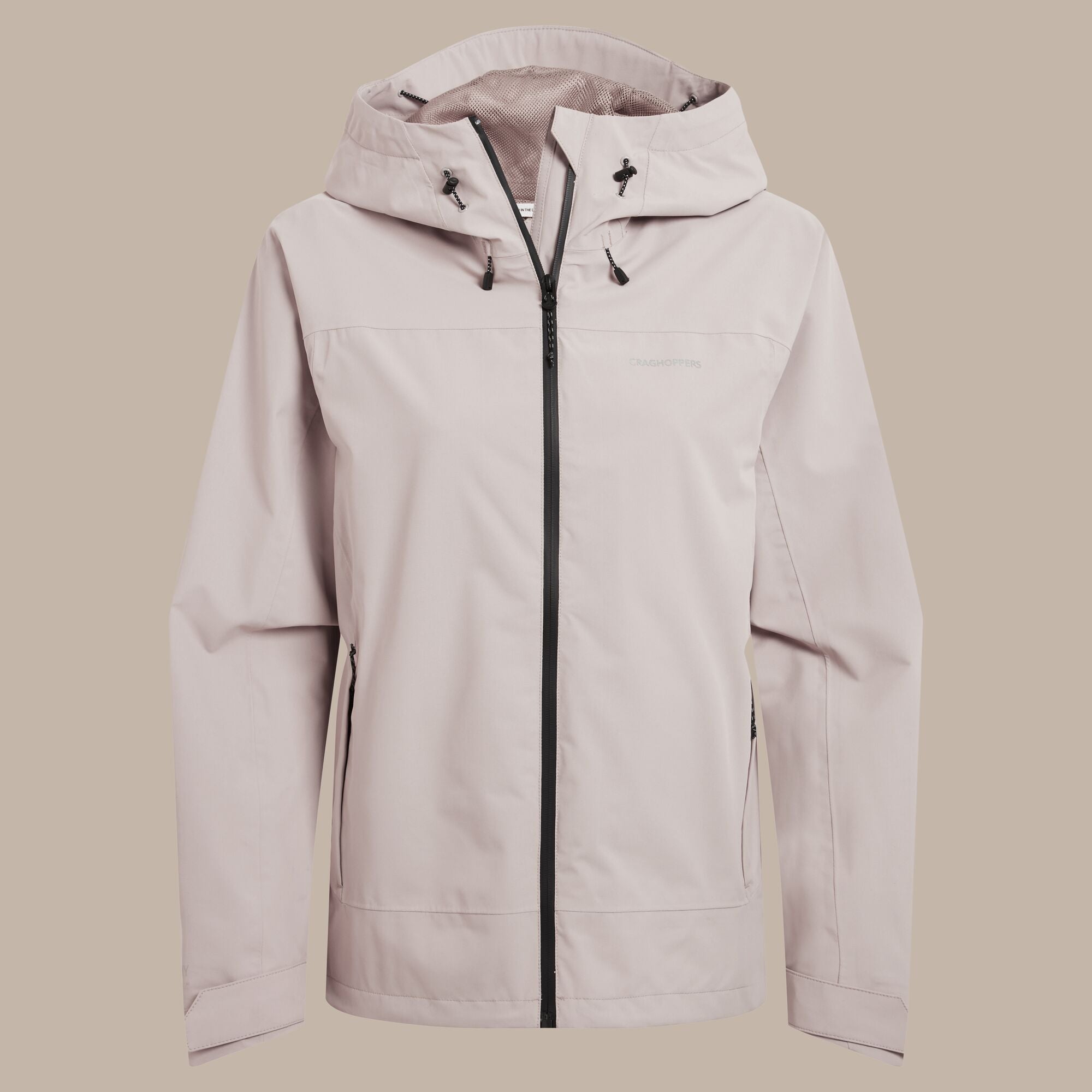 Craghoppers Women's Zohra Waterproof Jacket | Soft Mushroom Clothing Craghoppers