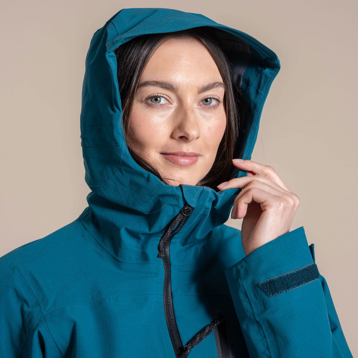 Craghoppers Women's Elva Waterproof Jacket | Teal Sapphire Clothing Craghoppers