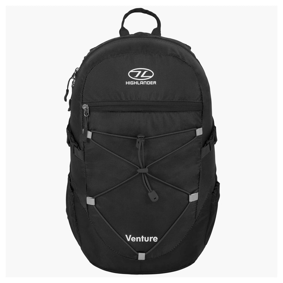 Highlander Venture 20L Backpack - Black Camping Accessories Highlander