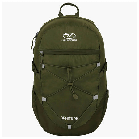 Highlander Venture 20L Backpack - Olive Grey Camping Accessories Highlander