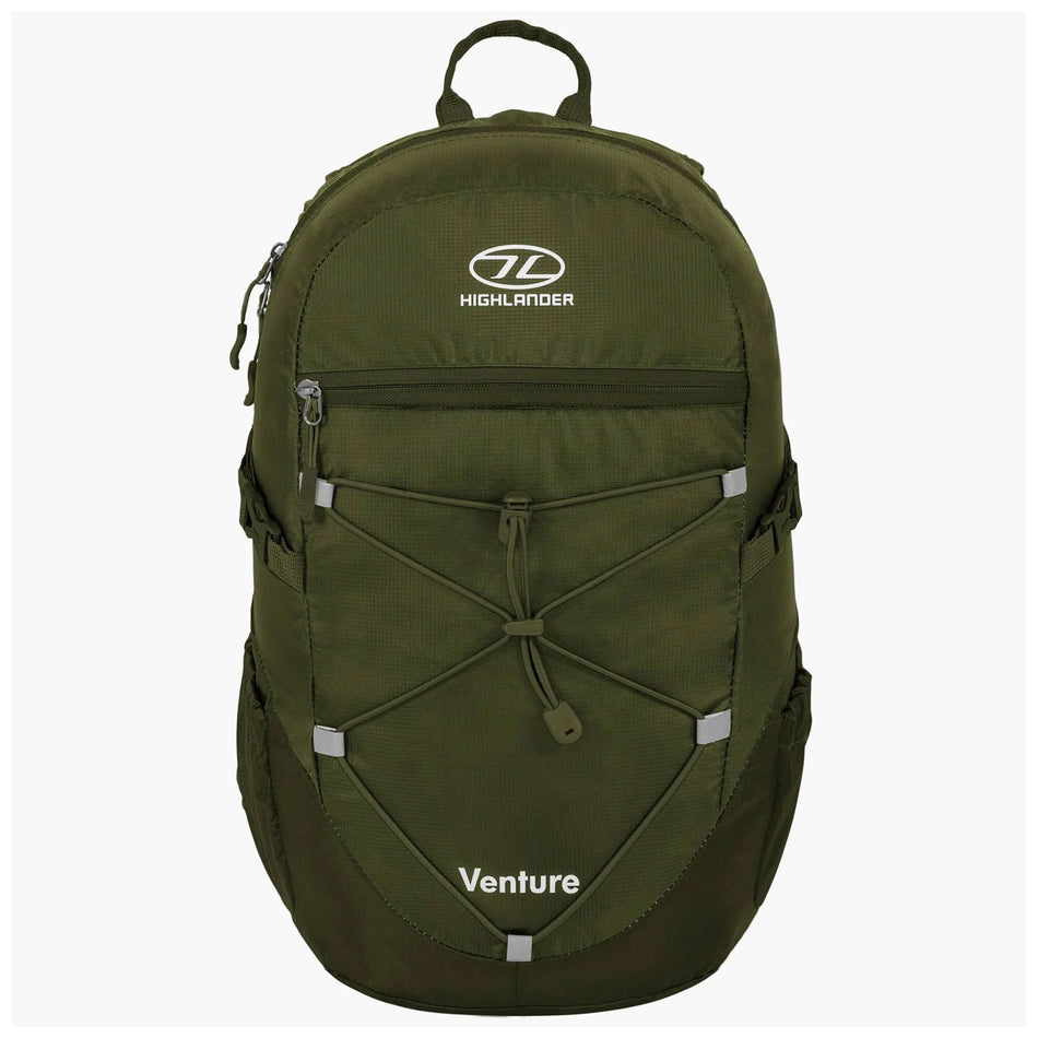 Highlander Venture 20L Backpack - Olive Grey Camping Accessories Highlander