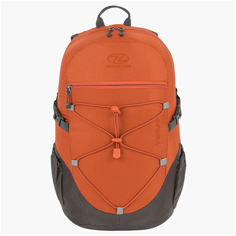 Highlander Venture 20L Backpack - Rust Grey Camping Accessories Highlander