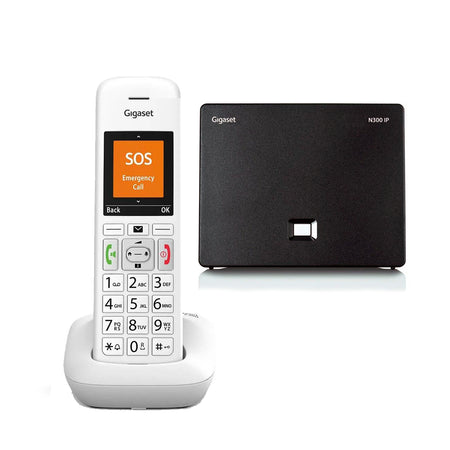 Gigaset E390A Premium VoIP Phone, Single Handset Landline Phones Gigaset   