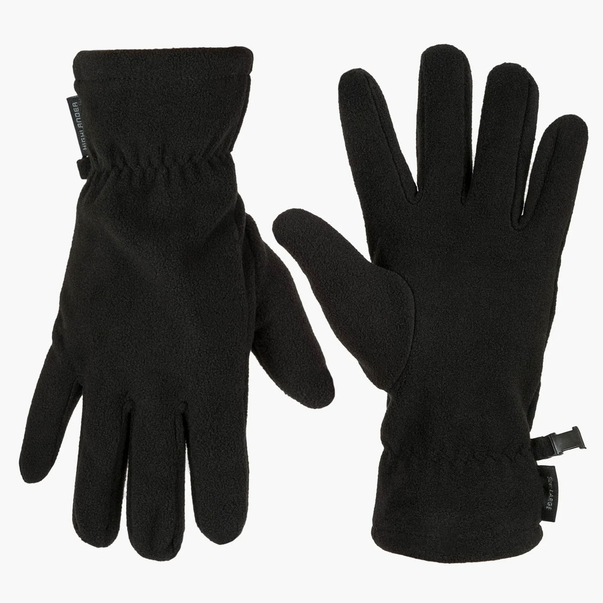 Highlander Fleece Gloves | Black Clothing Highlander