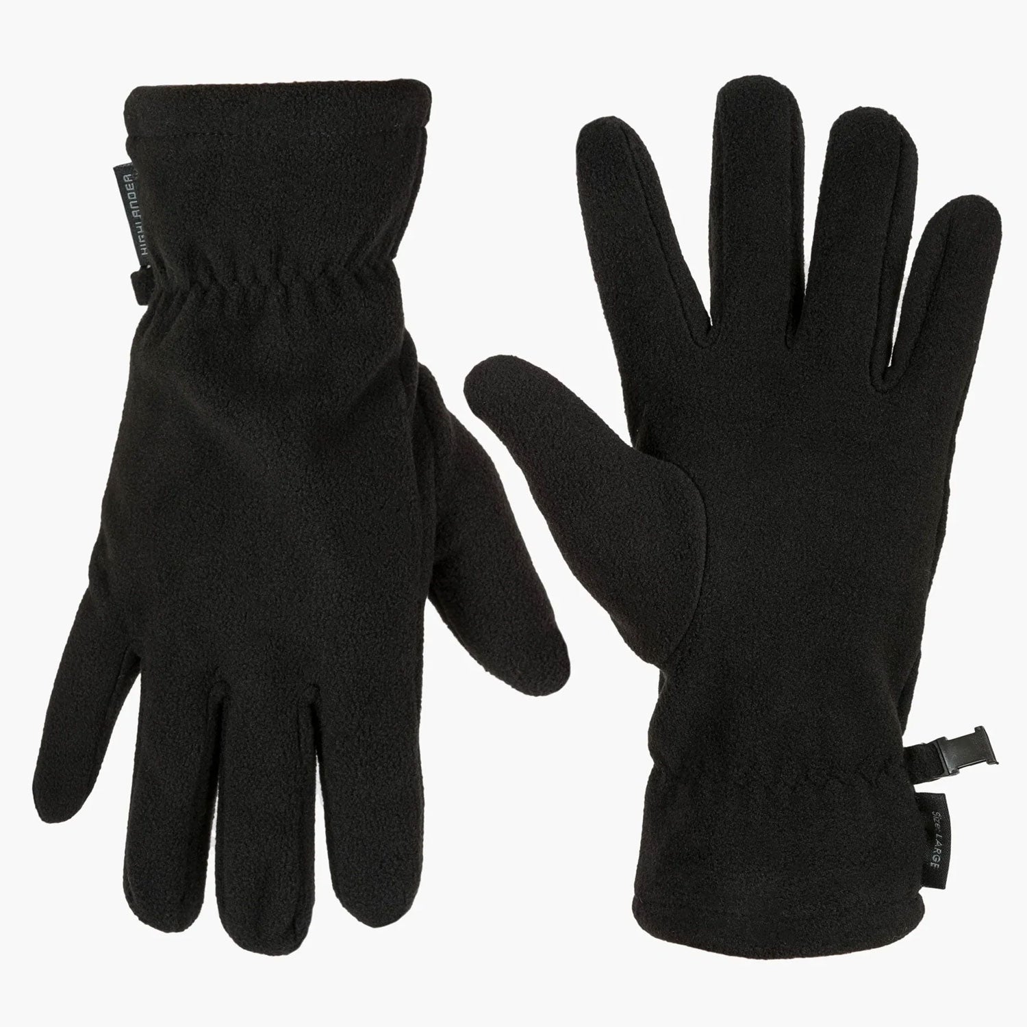 Highlander Fleece Gloves | Black Clothing Highlander