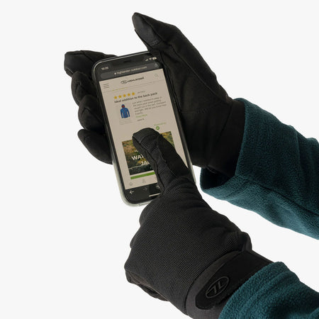 Highlander Aqua-Tac 100% Waterproof Gloves Clothing Highlander