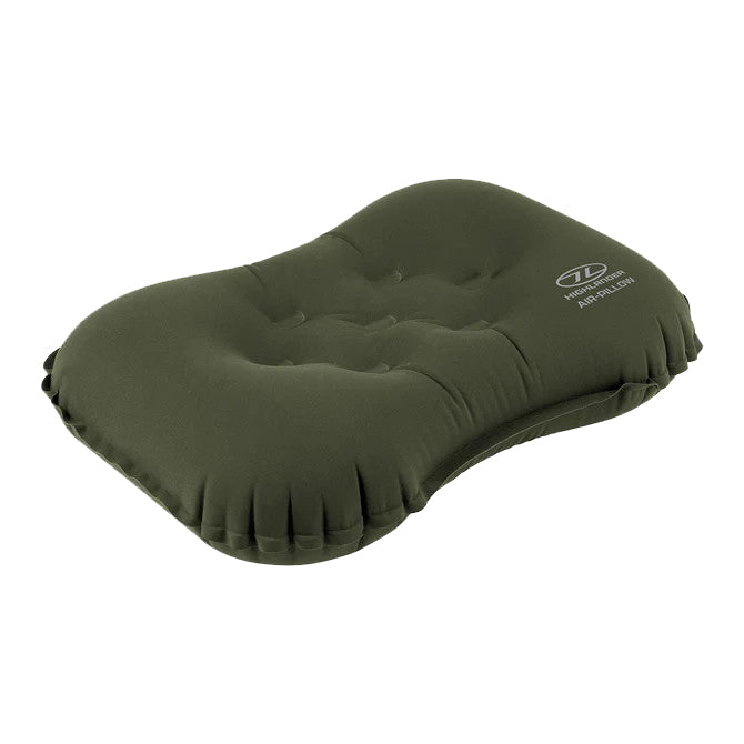 Highlander Nap Pak Camping Air Pillow - Olive Camping Accessories Highlander   