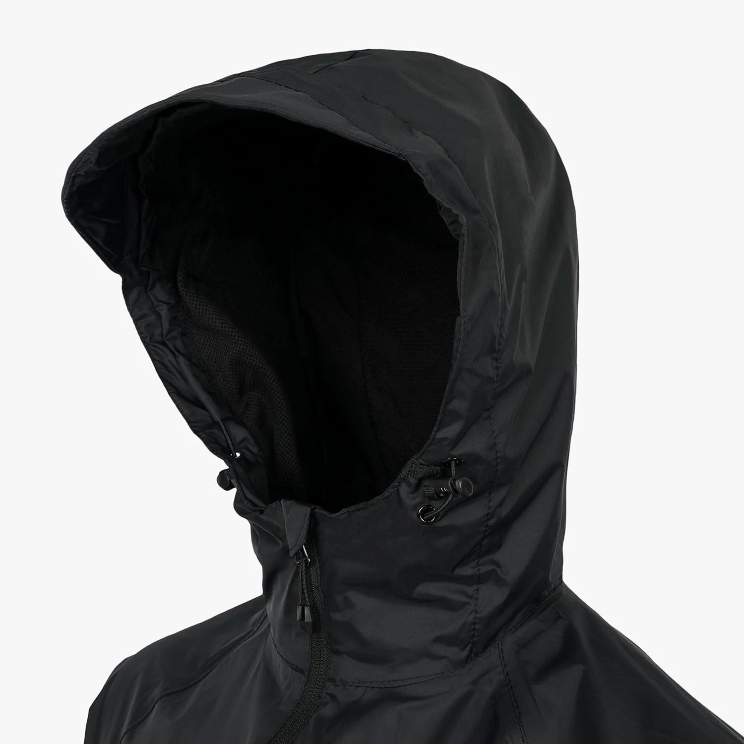Highlander Men's Stow & Go Pack Away Waterproof Jacket | Black Clothing Highlander