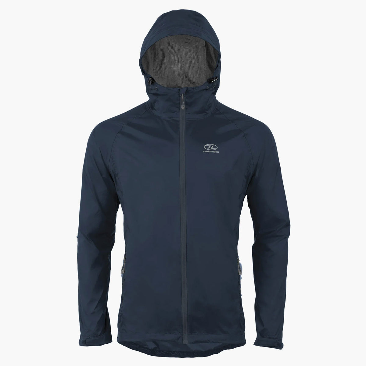 Highlander Men's Stow & Go Pack Away Waterproof Jacket | Navy Blue Clothing Highlander