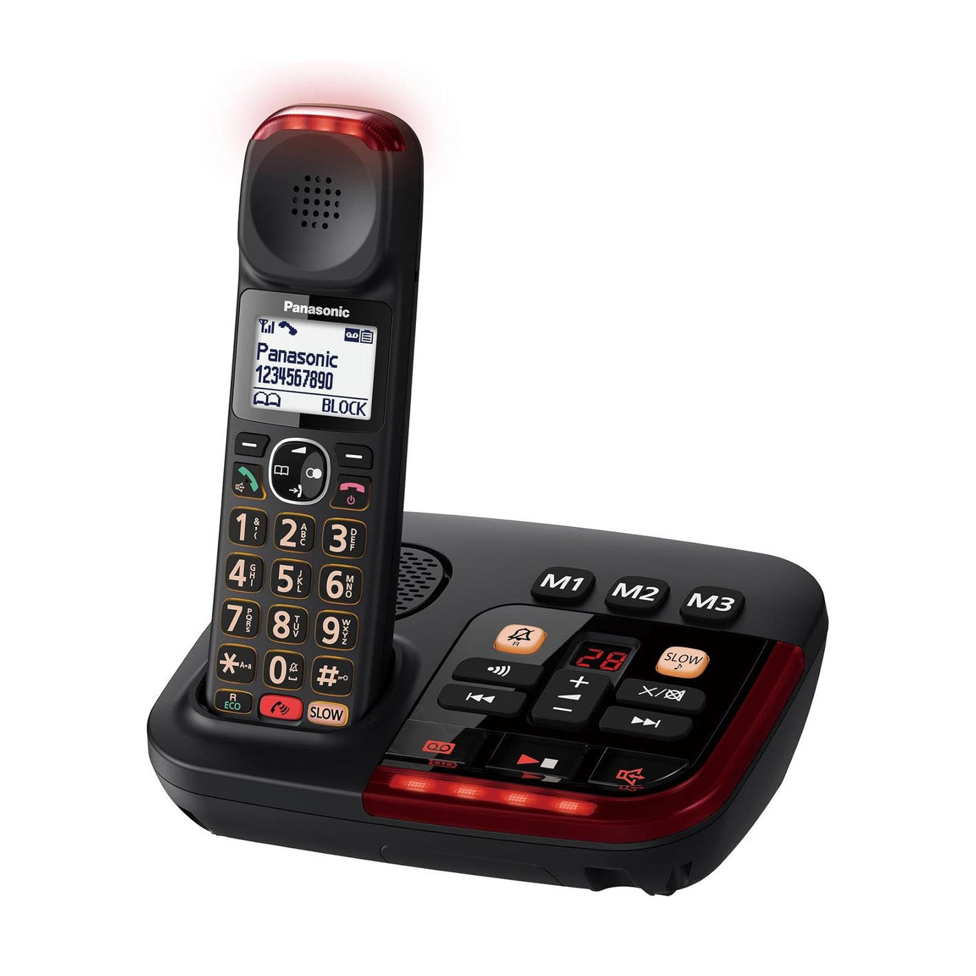 Panasonic KX-TGM422 Twin Big Button Cordless Phones Landline Phones Panasonic