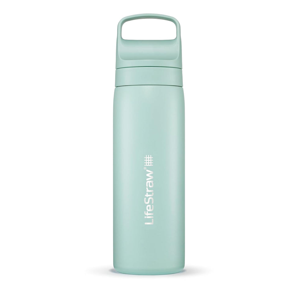 LifeStraw Go Series Stainless Steel Water Filter Bottle 500ml - Seafoam Water Bottle Lifestraw