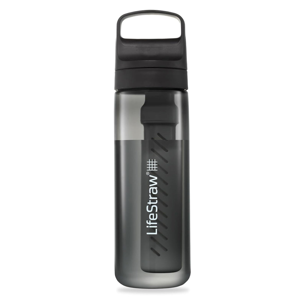 LifeStraw Go 2.0 Water Filter Bottle 650ml - Nordic Noir Water Bottle Lifestraw