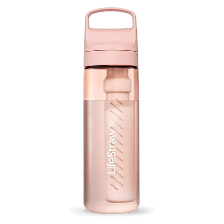 LifeStraw Go 2.0 Water Filter Bottle 650ml - Cherry Blossom Pink Water Bottle Lifestraw