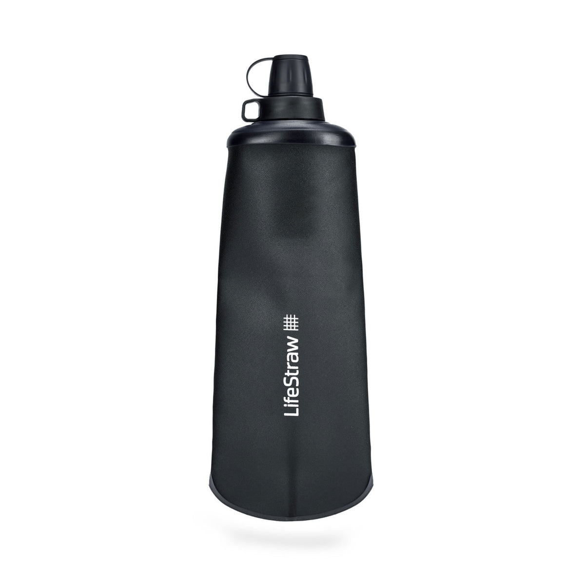 LifeStraw Peak Series Collapsible Squeeze Bottle 1L - Dark Grey Water Bottle Lifestraw