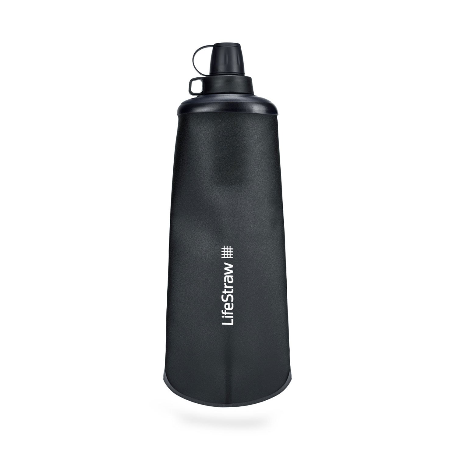 LifeStraw Peak Series Collapsible Squeeze Bottle 1L - Dark Grey Water Bottle Lifestraw