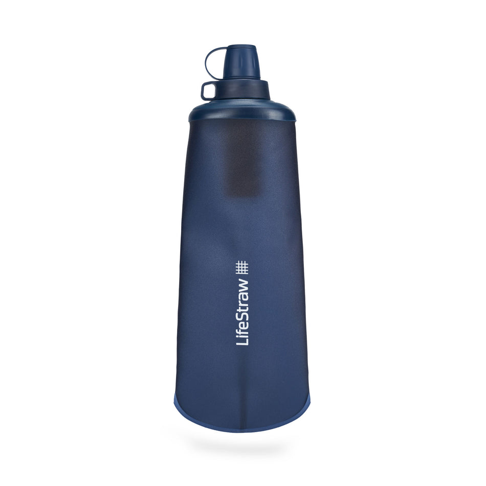 LifeStraw Peak Series Collapsible Squeeze Bottle 1L - Mountain Blue Water Bottle Lifestraw