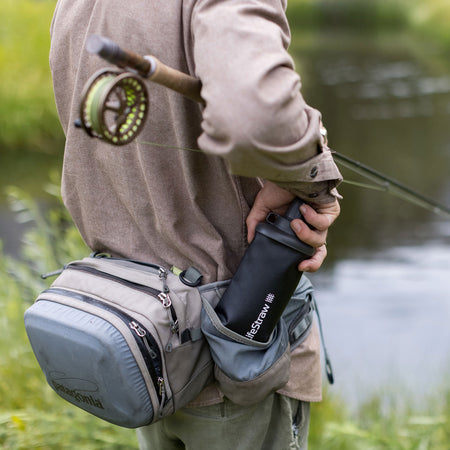 LifeStraw Peak Series Collapsible Squeeze Bottle 650ml - Dark Grey Water Bottle Lifestraw