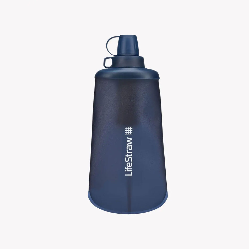 LifeStraw Peak Series Collapsible Squeeze Bottle 650ml - Mountain Blue Water Bottle Lifestraw