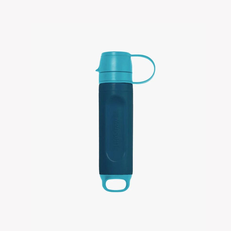 LifeStraw Peak Series Solo Personal Water Filter Straw - Blue Raspberry Water Bottle Lifestraw