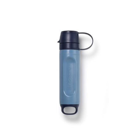 LifeStraw Peak Series Solo Personal Water Filter Straw - Mountain Blue Water Bottle Lifestraw
