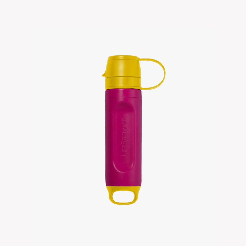 LifeStraw Peak Series Solo Personal Water Filter Straw - Pink Limonade Water Bottle Lifestraw
