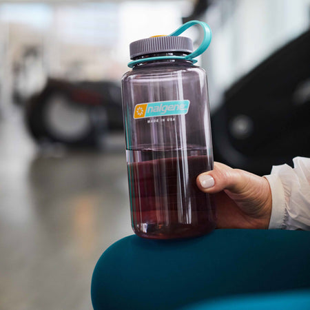 Nalgene Wide Mouth 1L Tritan Sustain Water Bottle - Aubergine Water Bottle Nalgene