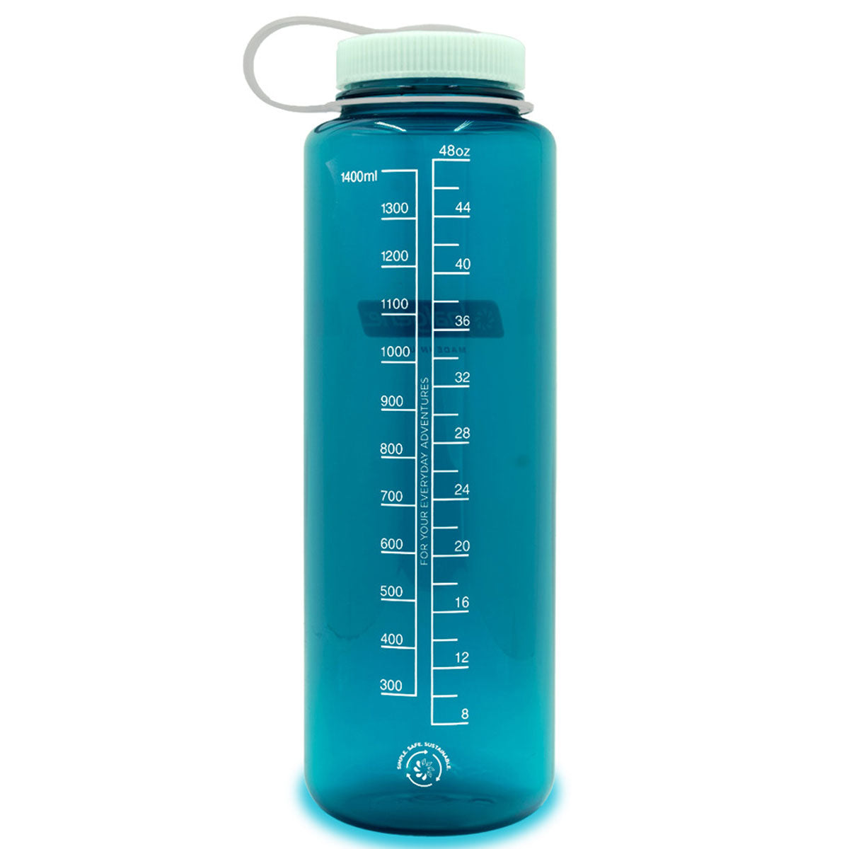 Nalgene Wide Mouth 1.5L Silo Tritan Sustain Water Bottle - Trout Green Water Bottle Nalgene