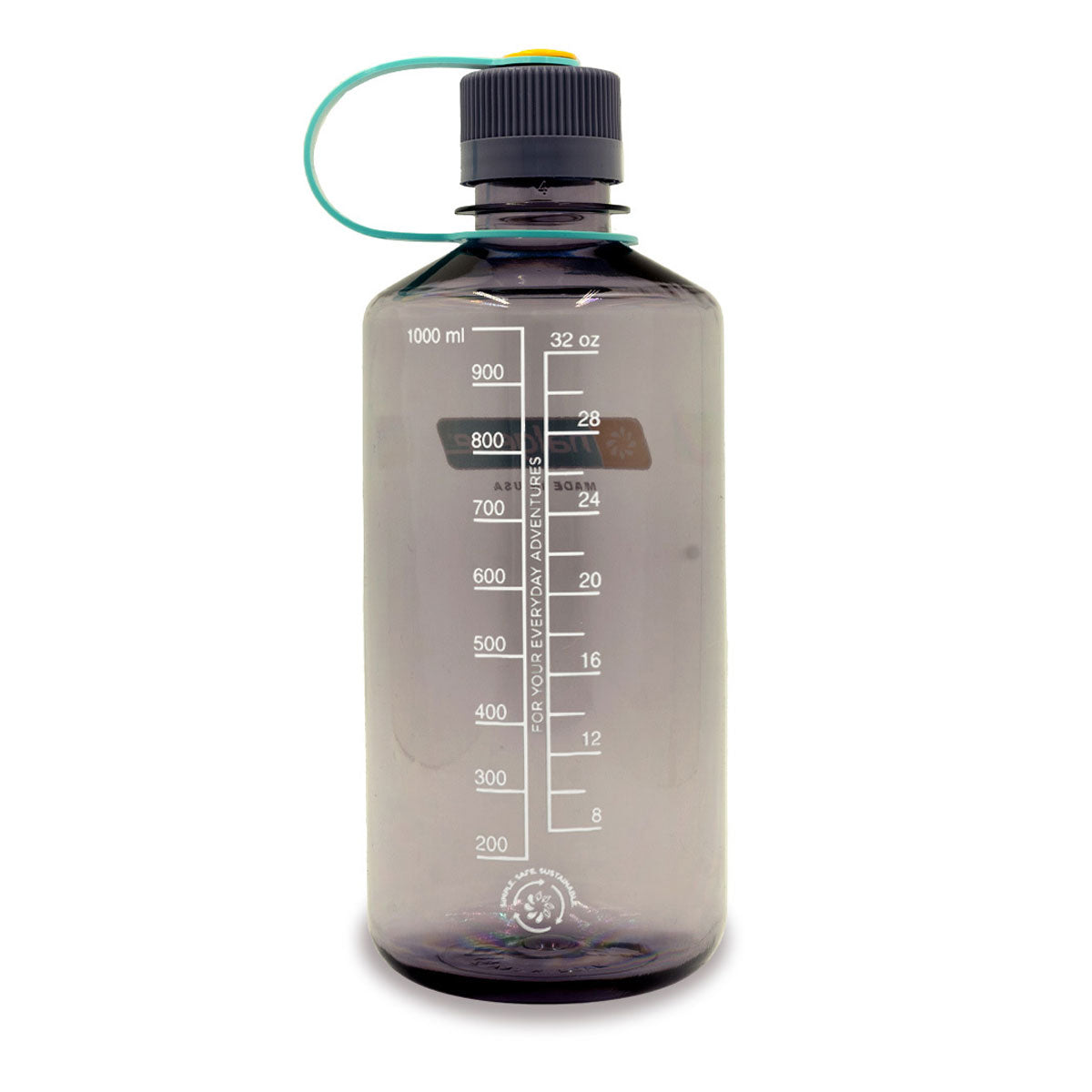 Nalgene Narrow Mouth 1L Tritan Sustain Water Bottle - Aubergine Water Bottle Nalgene