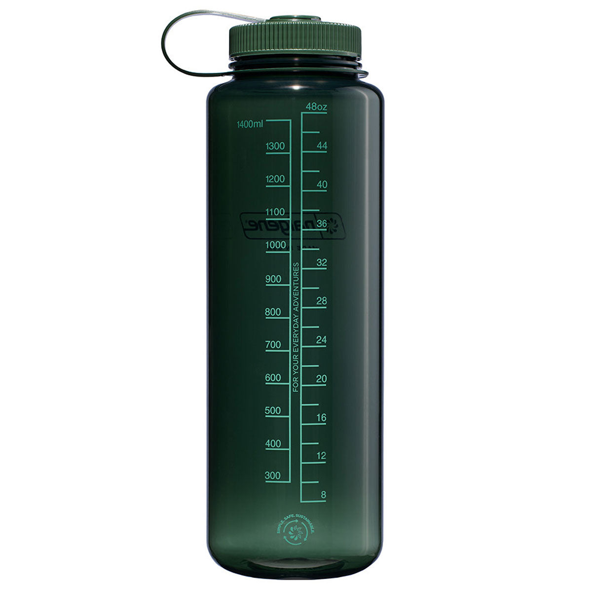 Nalgene Wide Mouth 1.5L Silo Tritan Sustain Water Bottle - Jade Water Bottle Nalgene