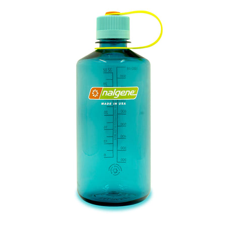 Nalgene Narrow Mouth 1L Tritan Sustain Water Bottle - Cerulean Water Bottle Nalgene
