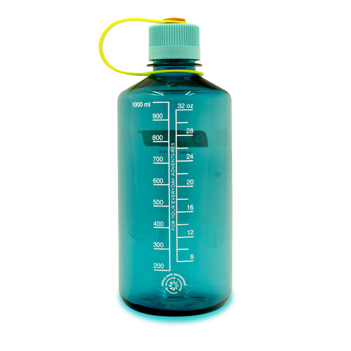 Nalgene Narrow Mouth 1L Tritan Sustain Water Bottle - Cerulean Water Bottle Nalgene