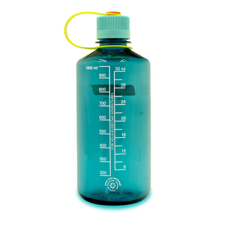 Nalgene Narrow Mouth 1L Tritan Sustain Water Bottle - Cerulean Water Bottle Nalgene
