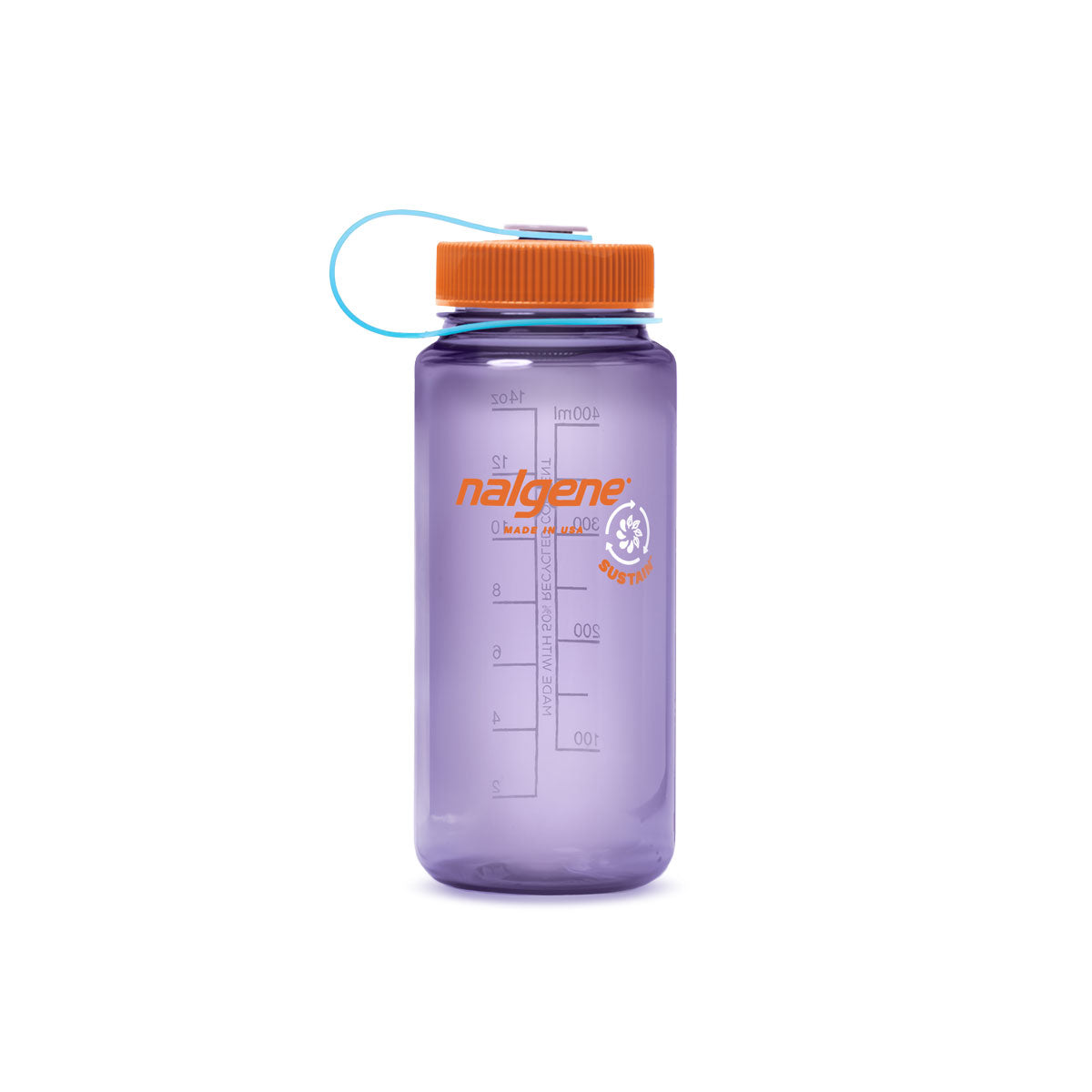 Nalgene Wide Mouth 500ml Tritan Sustain Water Bottle - Amethyst Water Bottle Nalgene