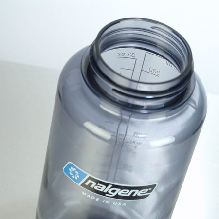 Nalgene Wide Mouth 1L Tritan Sustain Water Bottle - Grey Water Bottle Nalgene